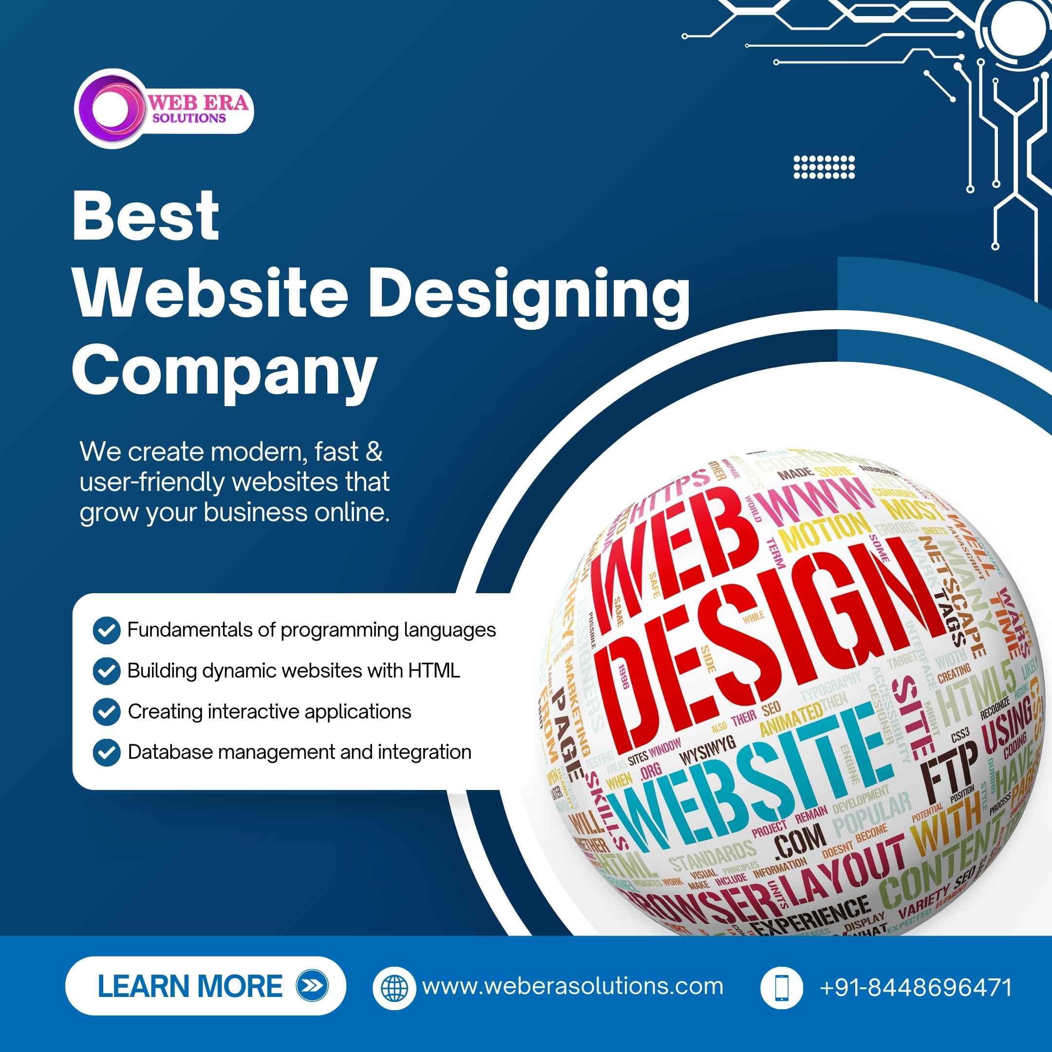 Best Website Designing Company in Uttam Nagar — Web Era Solutions