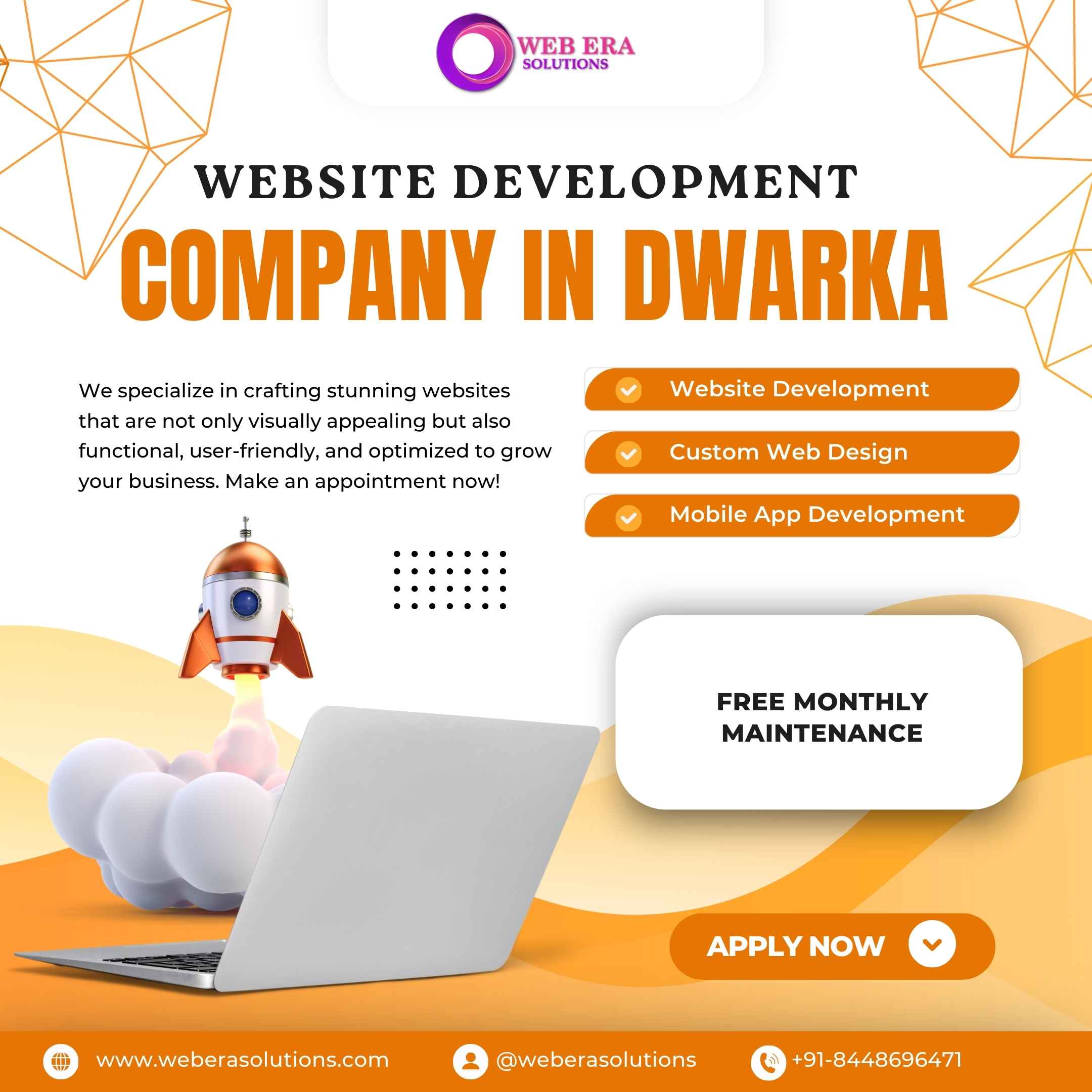 Top Website Development Company in Dwarka – Web Era Solutions
